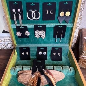 Variety of BOHO chić earrings